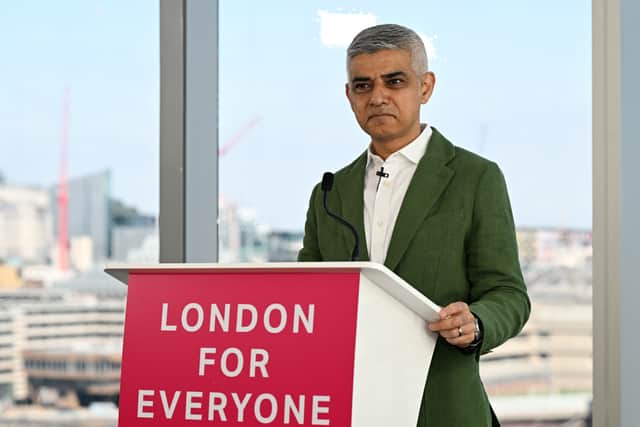 Sadiq Khan, the Mayor of London
