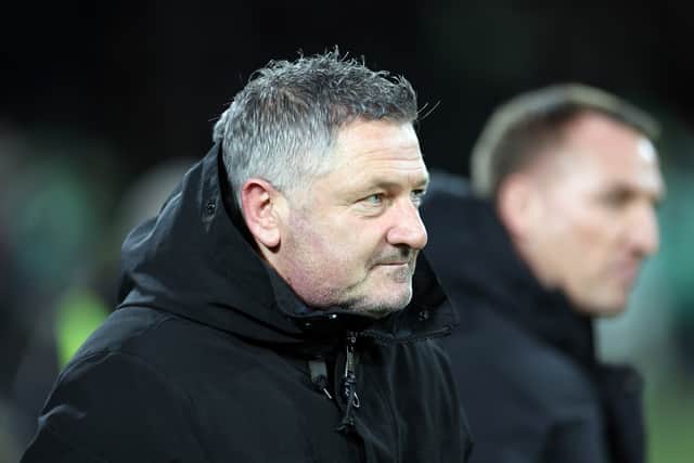 Dundee manager Tony Docherty.