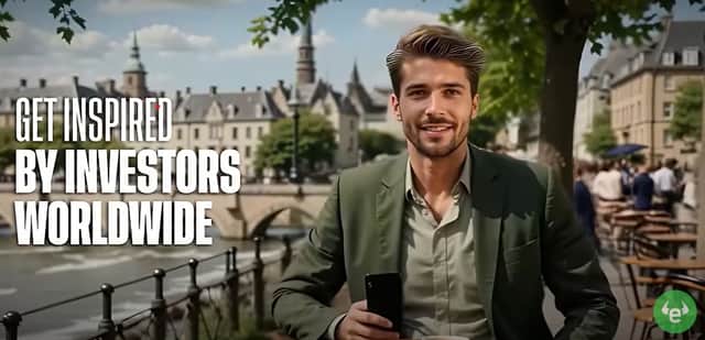 Screen grab from eToro's 'Be the investor you want to be' advert via YouTube. Photo: eToro