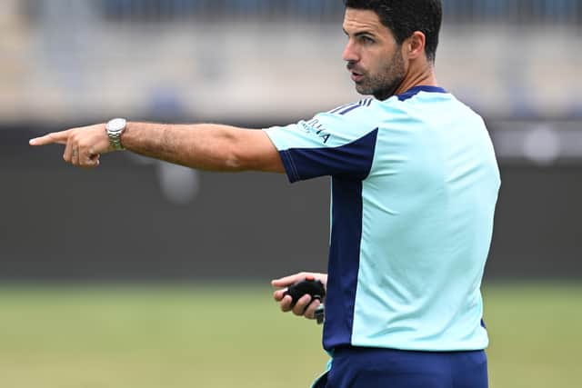 Mikel Arteta has praised the player despite a lack of playing time.