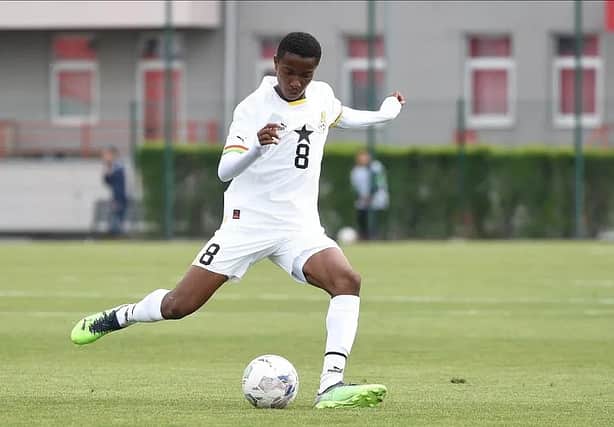 Ganiwu Fatawu playing for Ghana under-17