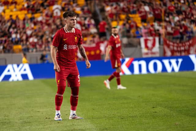Liverpool winger Ben Doak.