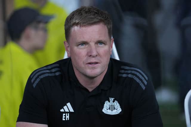 Eddie Howe admitted that Newcastle United could be in a position to sell.