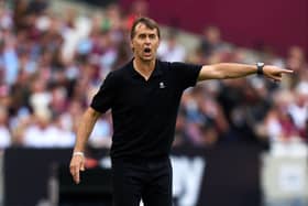 West Ham boss Julen Lopetegui.