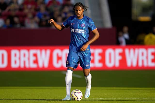 Carney Chukwuemeka in action for the Blues in pre-season friendly against Wrexham