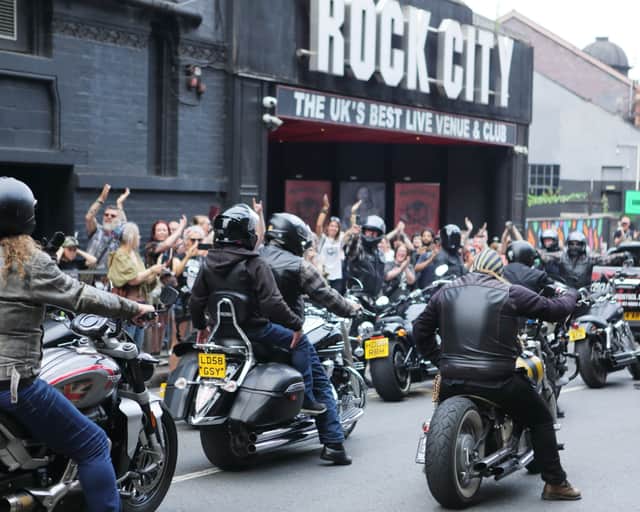 The ashes belonging to Motorhead legend Lemmy Kilmister were delivered to Nottingham's Rock City on Monday, August 12