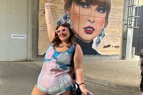 Bridget Saric, 21. A Taylor Swift superfan has spent £5k going to the Eras tour nine times in three different countries. 