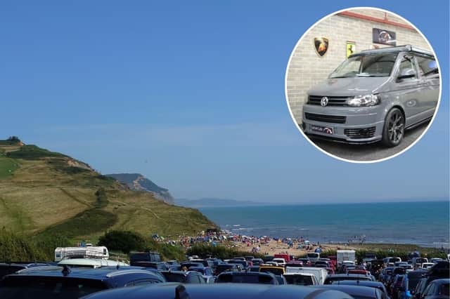 The high-spec campervan we hired through Camplify took us along the UK's south coast in complete comfort