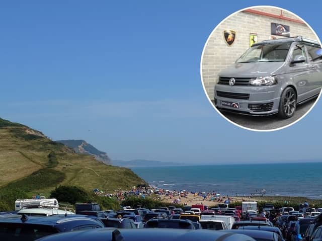 The high-spec campervan we hired through Camplify took us along the UK's south coast in complete comfort