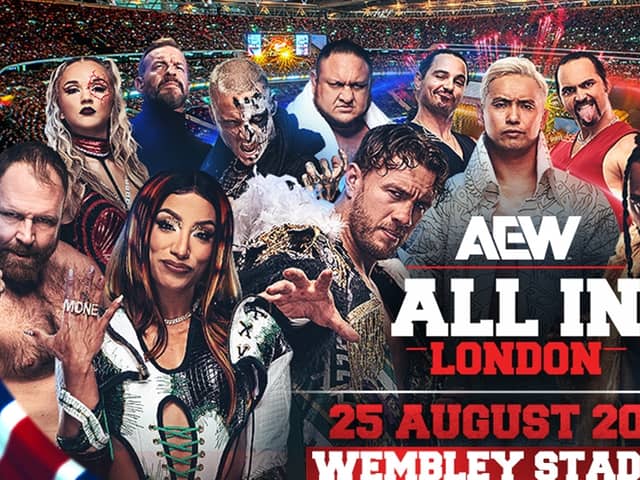 Bryan Danielson, Will Ospray and Swerve Strickland are among the names already scheduled to compete at AEW All In London 2024, taking place at Wembley Stadium.