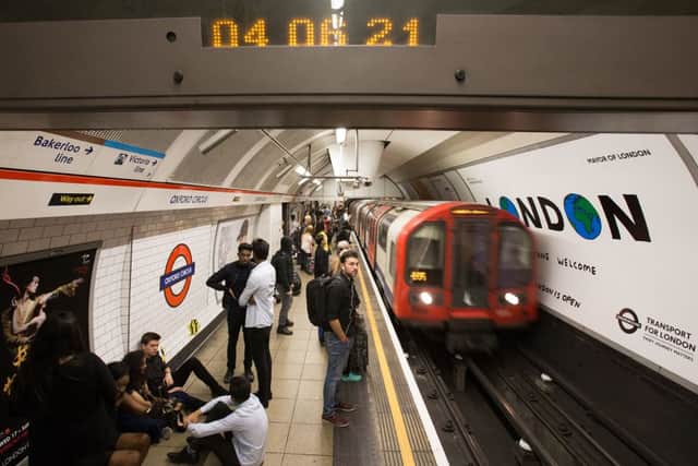 The Victoria line was suspended this morning due to a casualty on the tracks