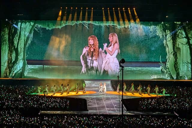 Florence Welch joins Taylor Swift on stage for final night of Eras Tour at Wembley Stadium