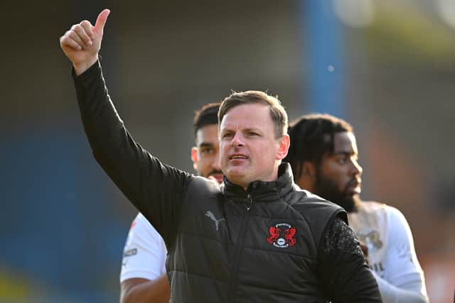Leyton Orient boss Richie Wellens.