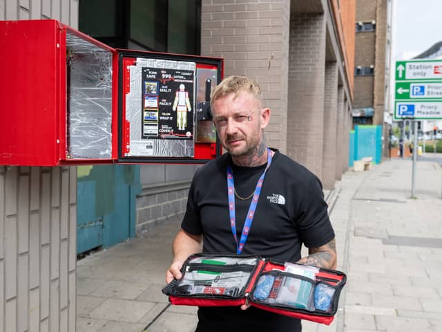 Carl Scott, the ex-gang member who turned his life around after a friend 'died in his arms' - and now runs anti-knife crime campaigns.