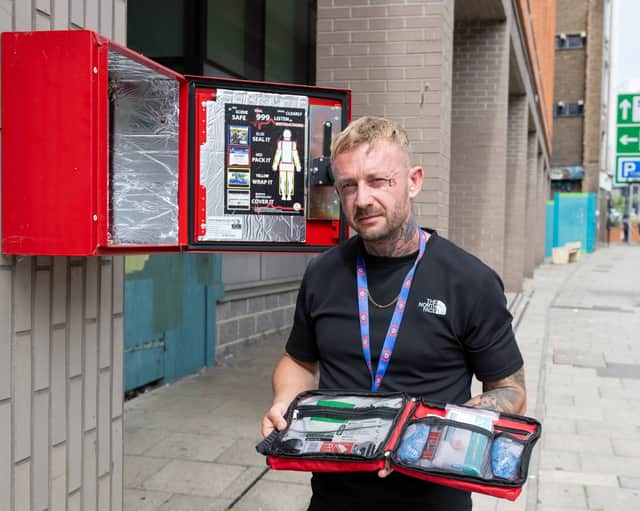 Carl Scott, the ex-gang member who turned his life around after a friend 'died in his arms' - and now runs anti-knife crime campaigns.