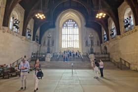 The majestic Westminster Hall
