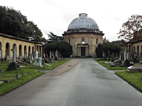 The chapel in Brompton Cemetery is modelled on St Peter's Basilica in Rome 