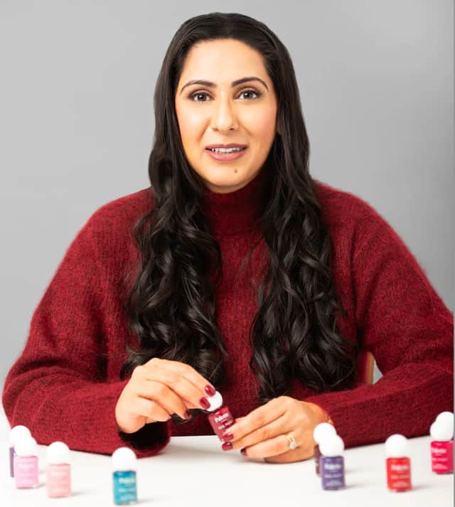 Tajinder Banwait, founder of Palette London nail colour brand