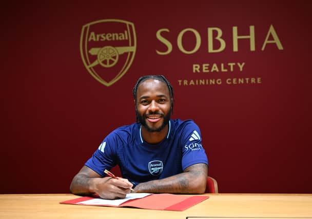 Raheem Sterling signed deadline day loan deal with Arsenal