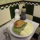 Pie, mash and liquor is a typically British meal made famous in East London 