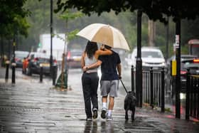 Thundery showers have been forecast for London throughout the week 