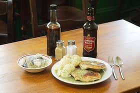Pie, mash and liquor and a side of jellied eels 