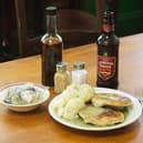 Pie, mash and liquor and a side of jellied eels 