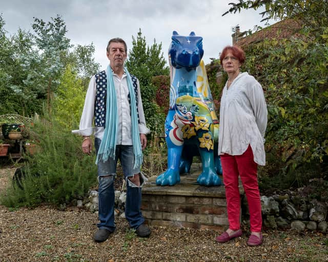 Victoria and Richard Kerrison at their £1.85m home and business in Norfolk.