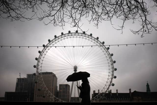 Temperatures are expected to drop in London this week