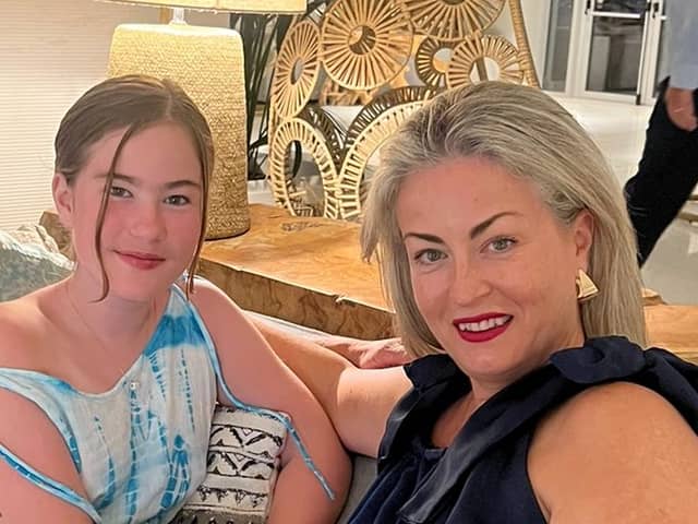 Nicole de Pommes (left) with her daughter Grace (right). Photo: Nicole de Pommes