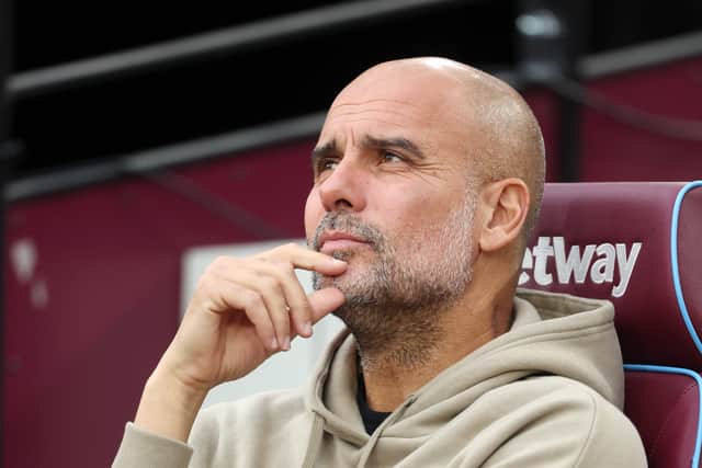 Pep Guardiola hailed Sane as ‘the best in the world’.