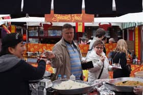 Foodies in Camden Market