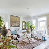This chic and flawlessly styled living room is just one of the reasons to fall in love with this apartment in Forest Hill