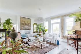 This chic and flawlessly styled living room is just one of the reasons to fall in love with this apartment in Forest Hill