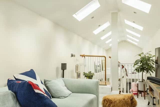 I love the mezzanine living space!