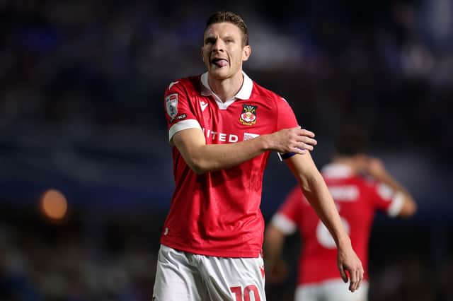 Wrexham striker Paul Mullin.