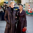 Nara and Lucky Blue Smith at the Burberry Show 
