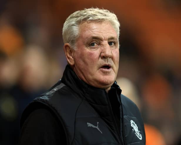 Blackpool boss Steve Bruce.