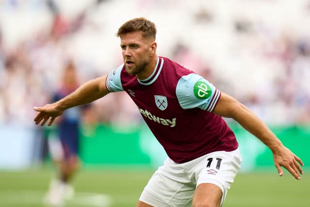 Fullkrug has barely kicked a ball for West Ham.