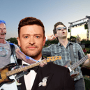 Who else is set to join [L-R] Sting, Justin Timberlake and Stereophonics at the Isle of Wight Festival in 2025?