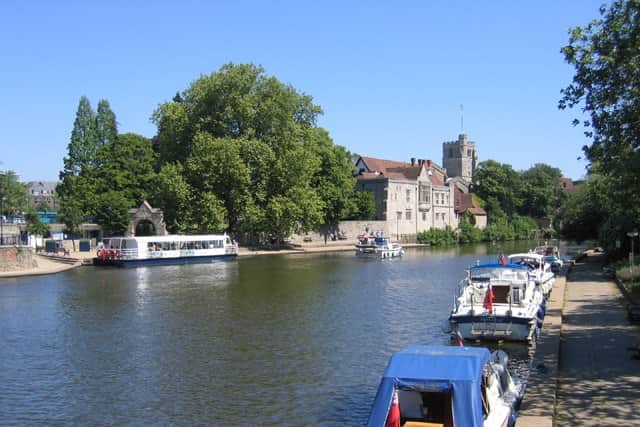 River Medway at Maidstone Kent