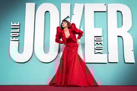 Lady Gaga at the London premiere of Joker Folie A Deux in Leicester Square last night 