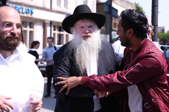 Rabbi Herschel Gluck, president of Shomrim