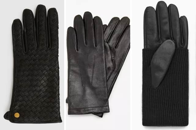 Leather gloves are a classic
