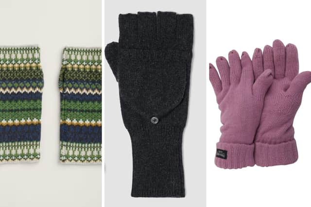 Everyone needs a pair of knitted gloves now the colder weather is coming in