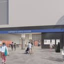 CGI view of Elephant & Castle Tube station entrance