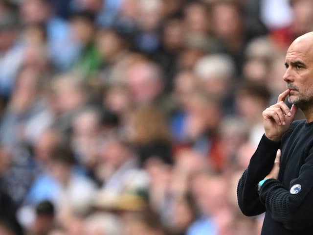 Man City manager Pep Guardiola.
