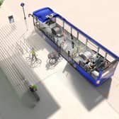 CGI of what cycle shuttle bus might look like