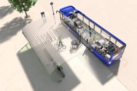 CGI of what cycle shuttle bus might look like