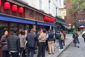 People were queuing down the street for a table! 